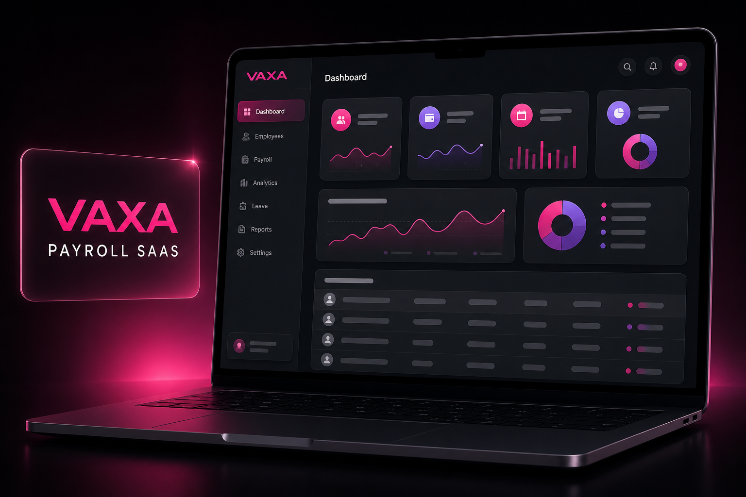 Vaxa Payroll SaaS application